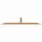 Ekena Millwork Portland Smooth Timber Gable Bracket, Western Red Cedar, 84"W x 14"H x 1 1/2"D x 3 1/2"F, 4/12 Pitch GBW084X14X0204POR00SWR - alternate 1